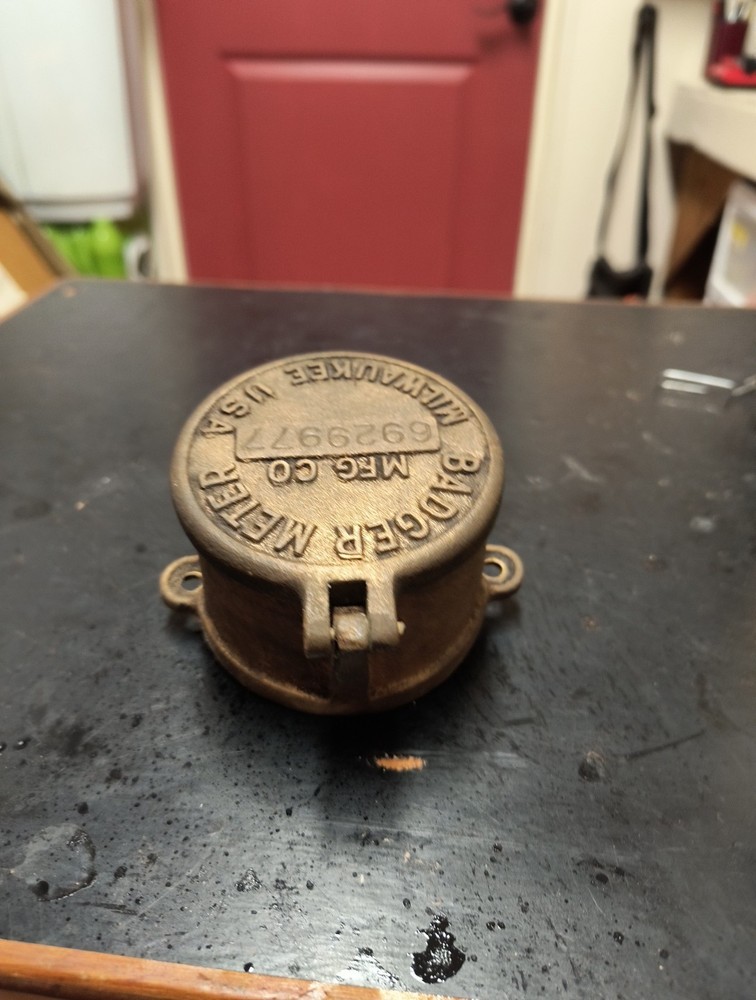 Vintage Brass Badger Water Meter