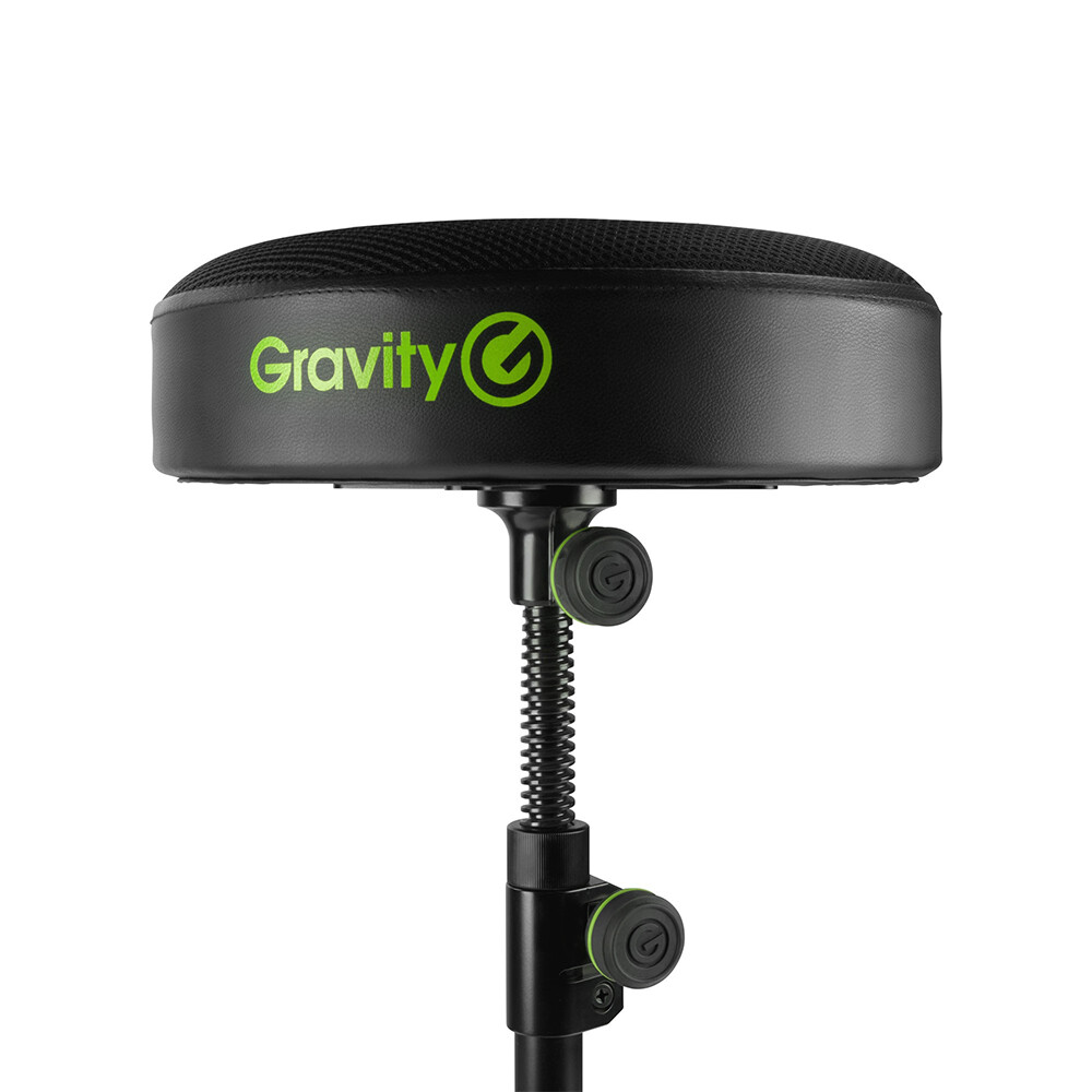 Gravity FD SEAT 1 Round Universal Foldable Music Stool Height Adjustable Studio