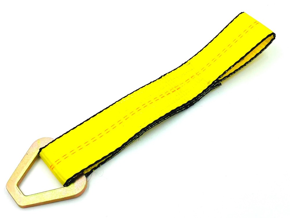 (4) 2" Ratchet Strap Replacement D Ring Fixed End Flatbed Truck Trailer Tie Down