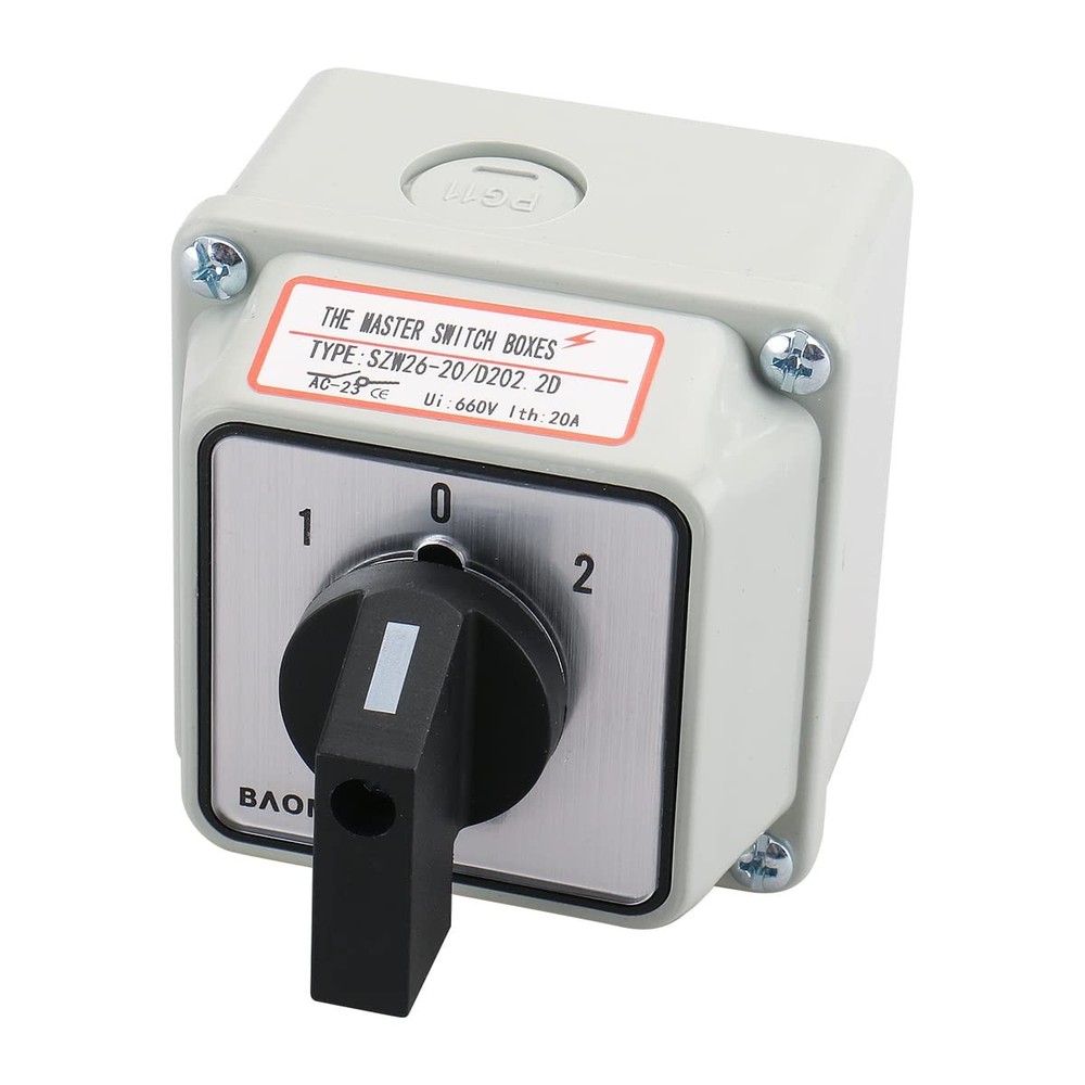 Universal Rotary Changeover Switch --S with Small Master Switch Exterior Box ...