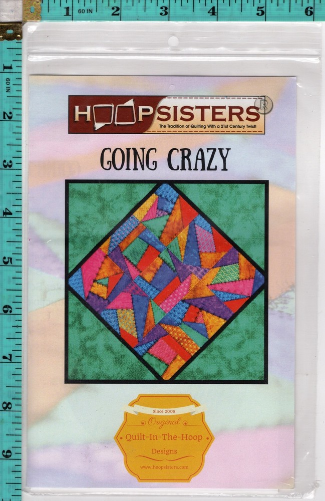 "Going Crazy" HoopSisters Computerized Sewing Machine Design CD GC002CD NEW