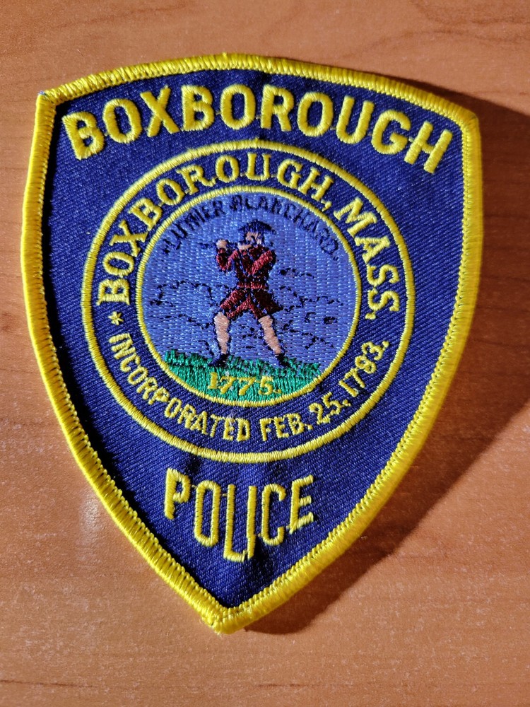 Boxborough MA Police Patch