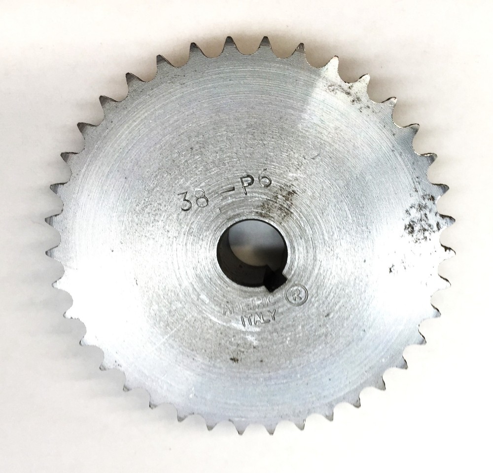 Ametric Single Roller Chain Sprocket 38P6 NOS