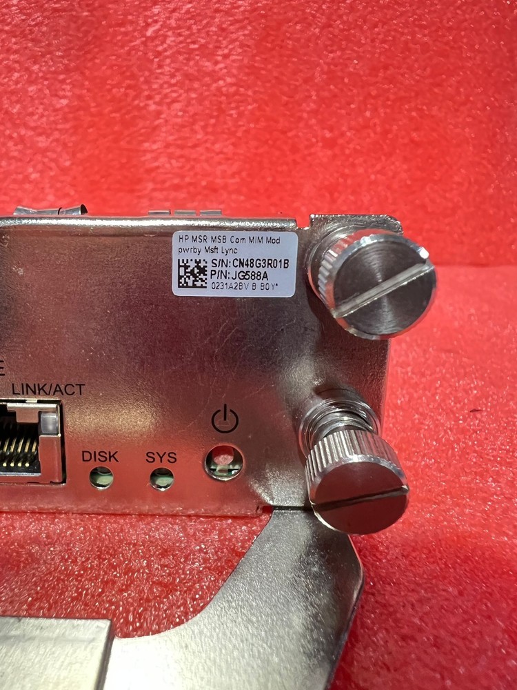JG588A - HP MSR Survivable Branch Comm Medium MIMI Module, No HD.