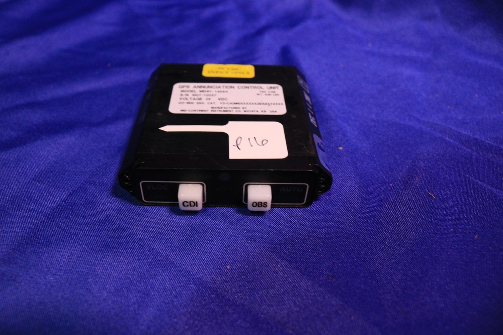 Mid-Continent GPS Annunciation Control Unit