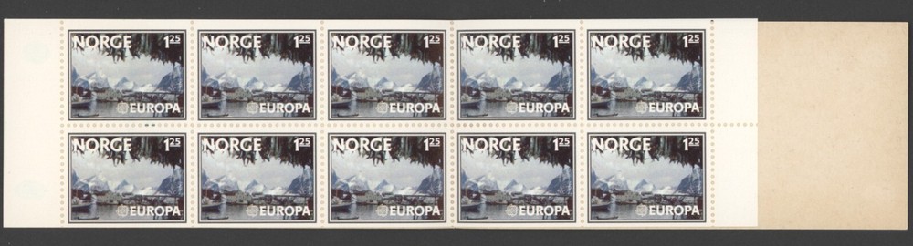 Norway Scott #693a, 694a, Europa Issue Complete Booklets