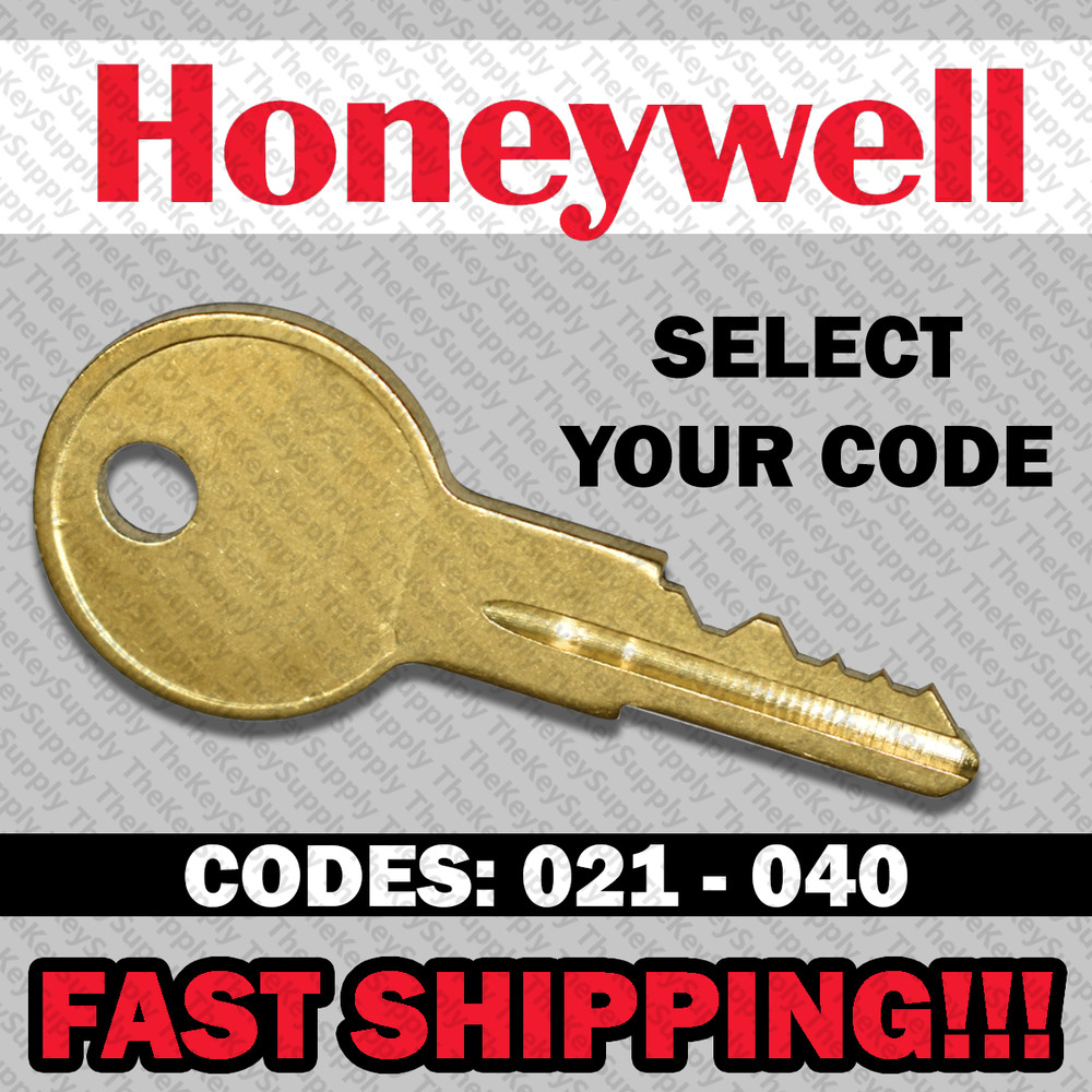 Honeywell Cash Lock Box Replacement Keys Cut to Your Code 021 - 040