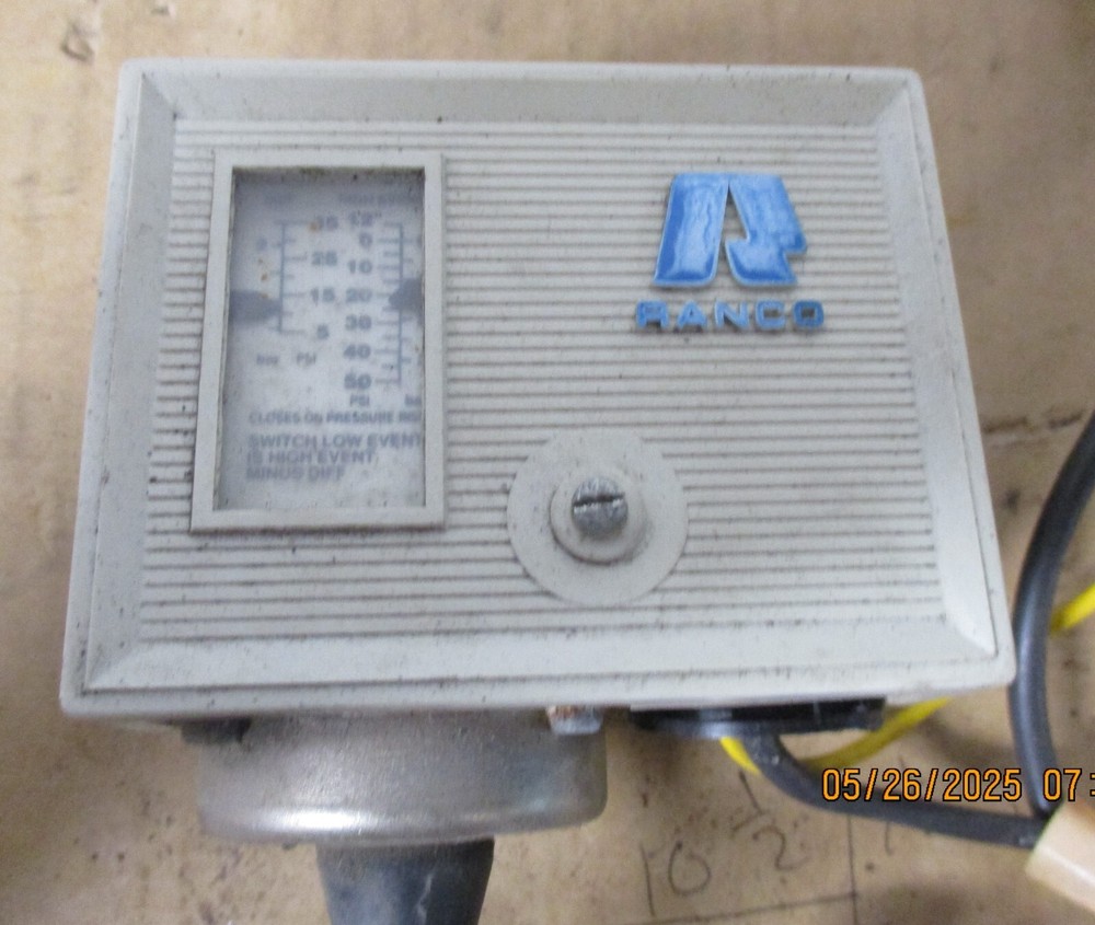 Ranco Low Pressure Control O10-1402-070