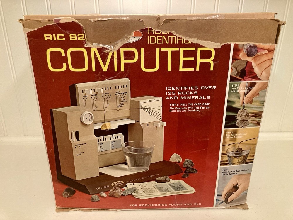Vintage Skilcraft RIC 920 Rock Identification Computer W/ Box 1970
