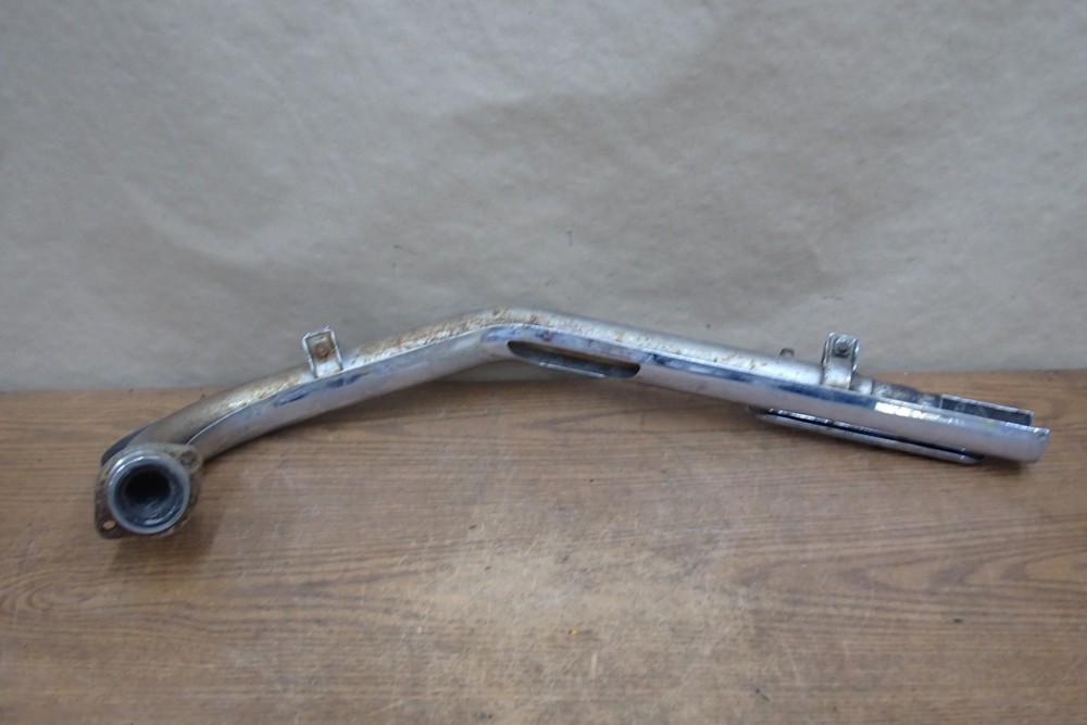 HARLEY DAVIDSON CHROME EXHAUST HEADER W/ HEAT SHIELD