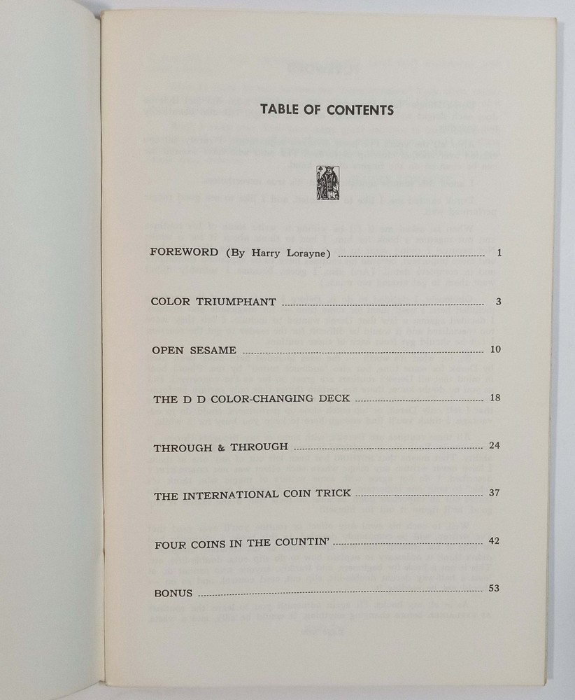 Dingle's Deceptions with Cards and Coins; Lorayne, Harry, 1971 - Magic Book