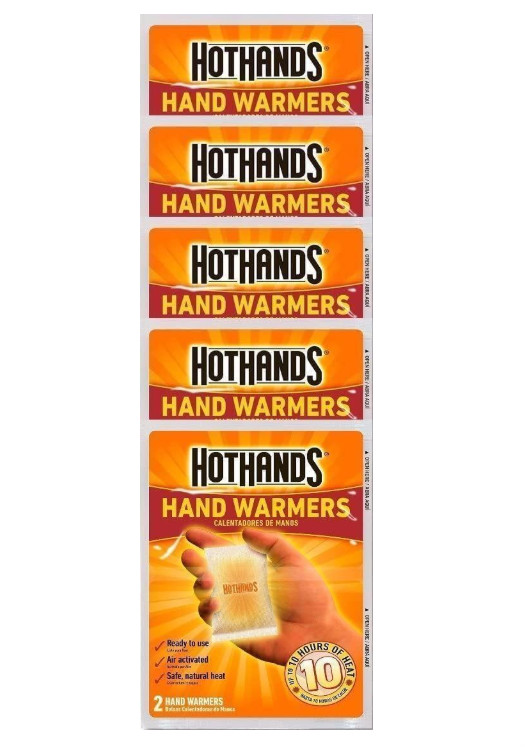 HotHands Hand Warmers 10 count 5 pack with 2 warmers per pack