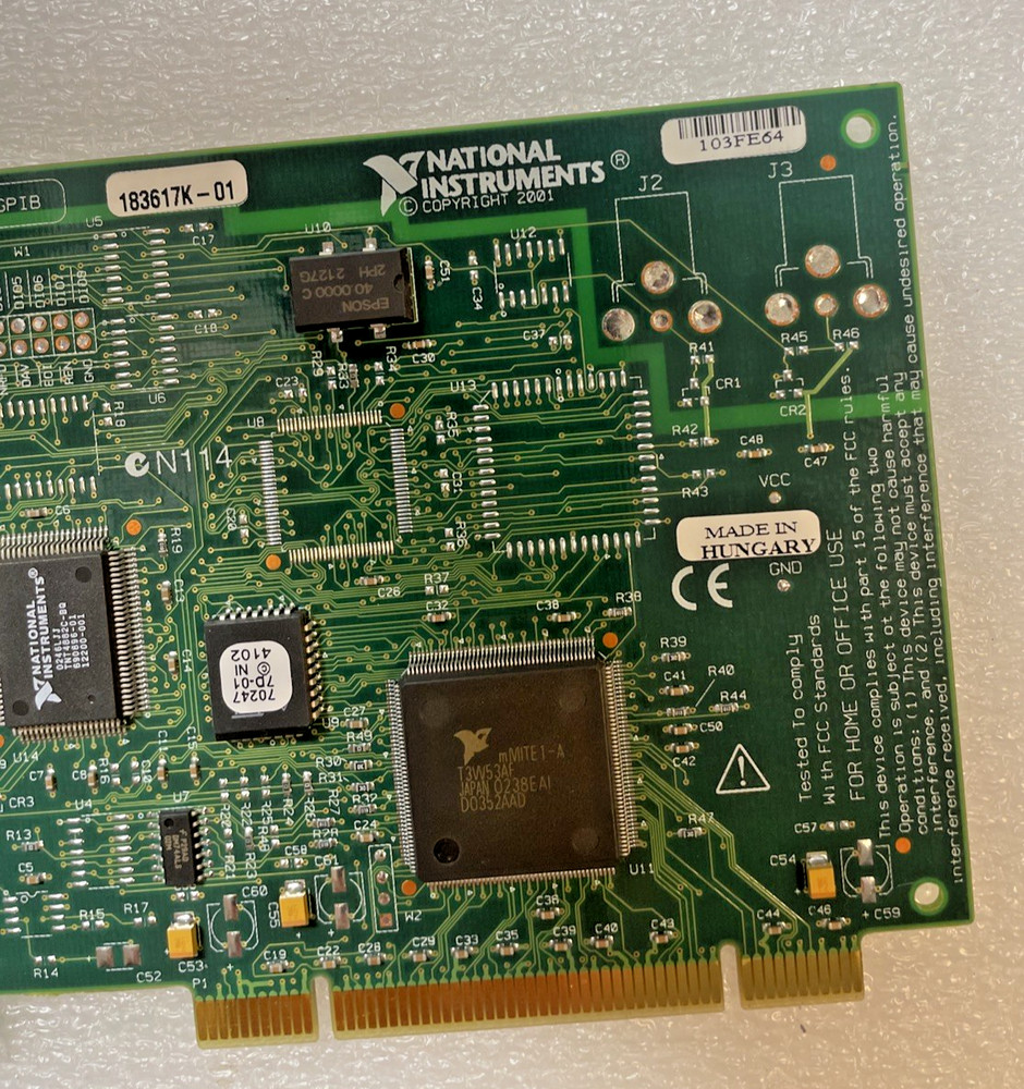 National Instruments PCI-GPIB ASSY 183617-01 Interface Card