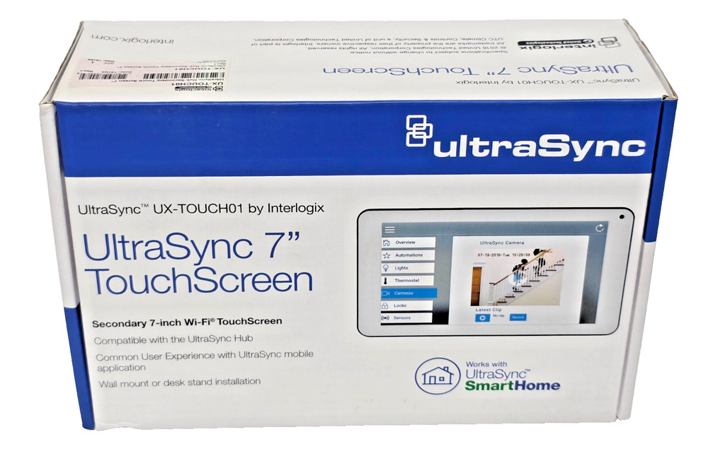 Interlogix Ultrasync Hub Secondary Touch Screen 7", UX-TOUCH01