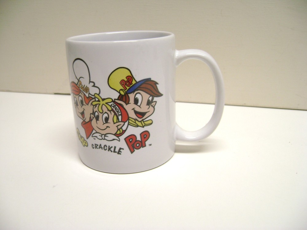 Kellogg's Breakfast Characters SNAP CRACKLE+POP Ceramic Cup, Color on White