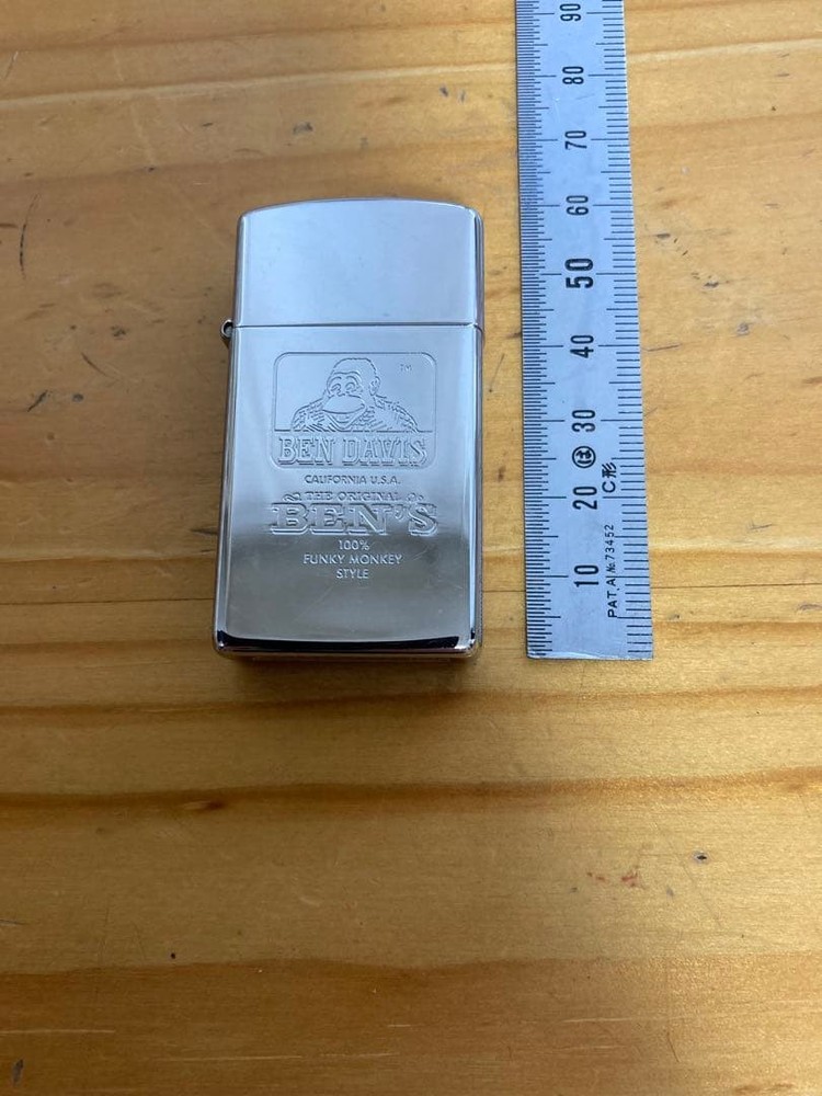 BEN DAVIS BENT'S Slim Zippo Lighter