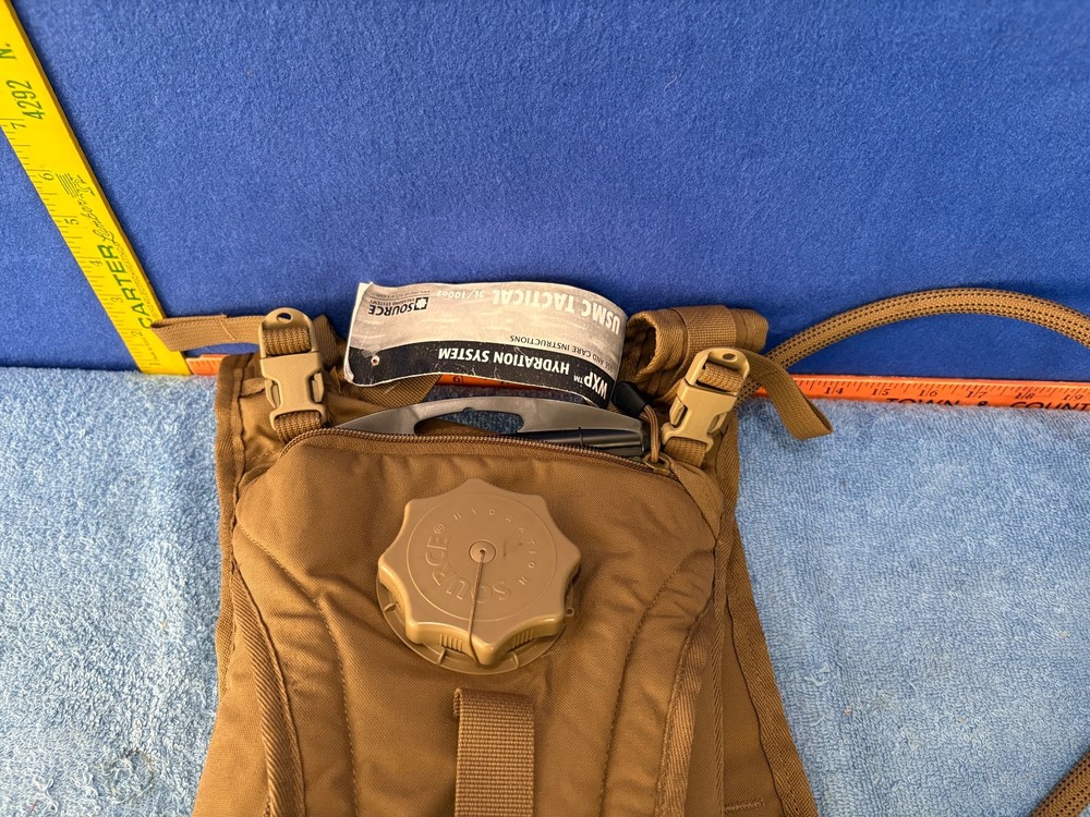 Source Vagabond WXP USMC Tactical Hydration System Pack Backpack 3L 100oz Coyote