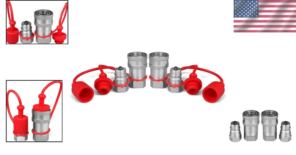 Durable 3/8" NPT Couplers for Agriculture & Construction