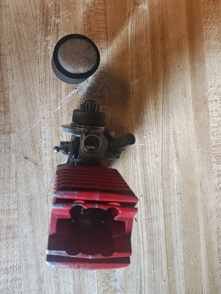 O.S. MAX 12CV Engine OS Used Item Red