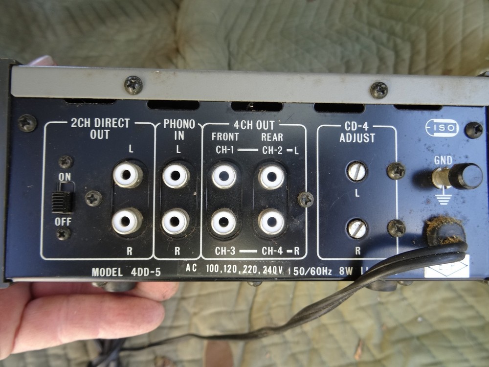 JVC CD-4 DISC DEMODULATOR FROM THE 70'S