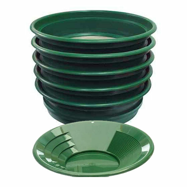 5pc CLASSIFIER SIFTING PAN SET FOR  GOLD PANNING  + 14" Pan