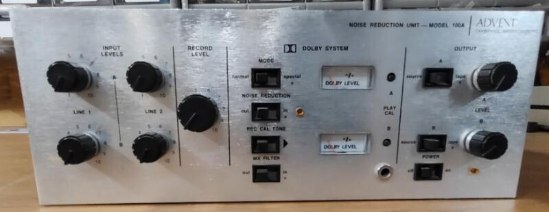 ADVENT Model 100A Noise Reduction Unit ! Tested & Working ! very NICE !!