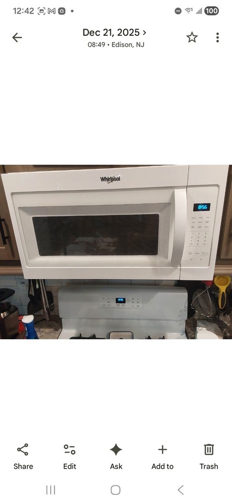 Over the Range Microwave