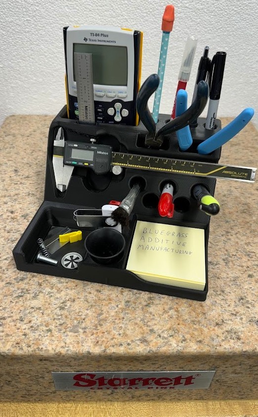 Engineer Desk Organizer, Tool Caddy, Machinist Tool Holder, Calipers, Workbench
