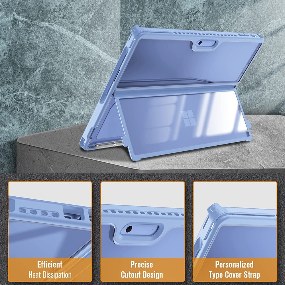 Hard Case for 13" Microsoft Surface Pro 9 (2022) Shockproof Folio Rugged Cover
