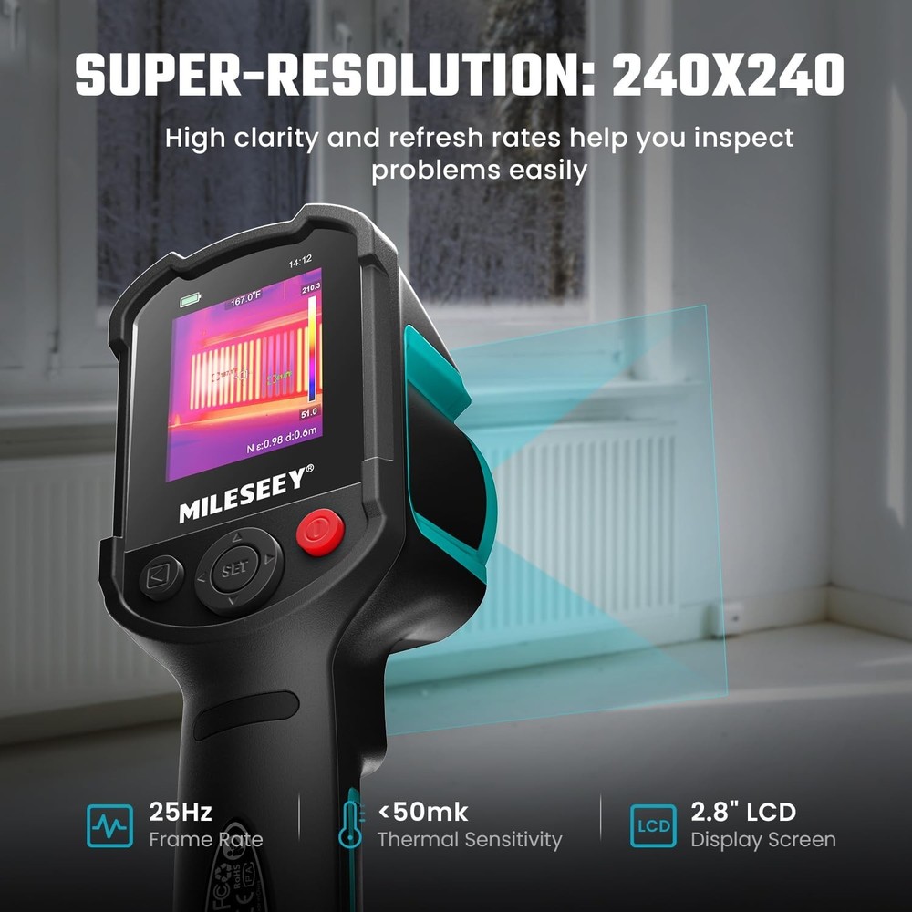 Super Resolution Thermal Camera, Handheld Infrared Imager