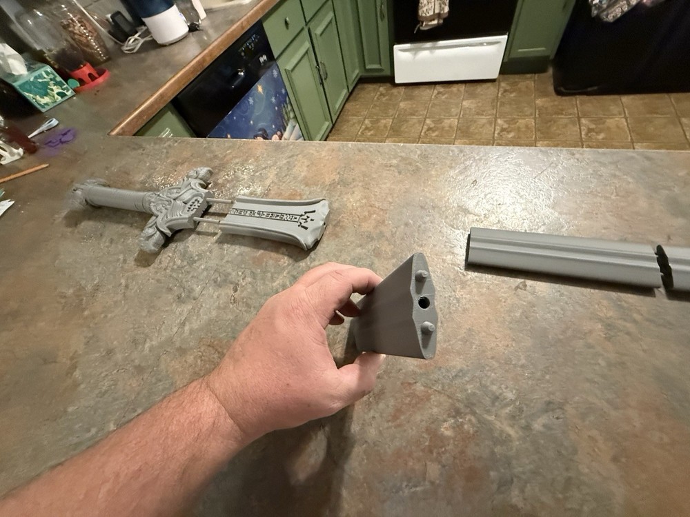 Conan Atlantean Sword- 3D Printed - DIY - UNPAINTED Full Scale
