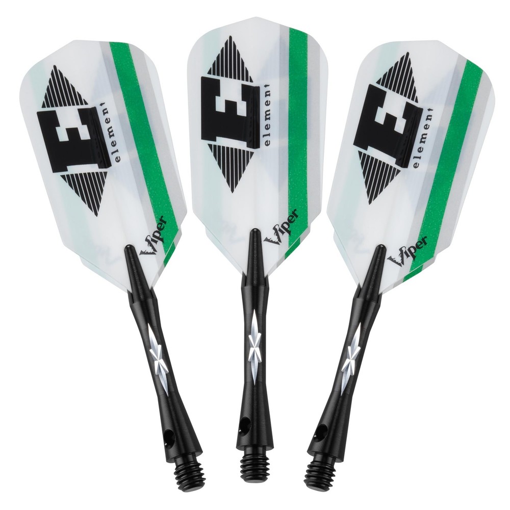 Viper Element 90% Tungsten Soft Tip Dart Set w/ Case, Ringed, 18g