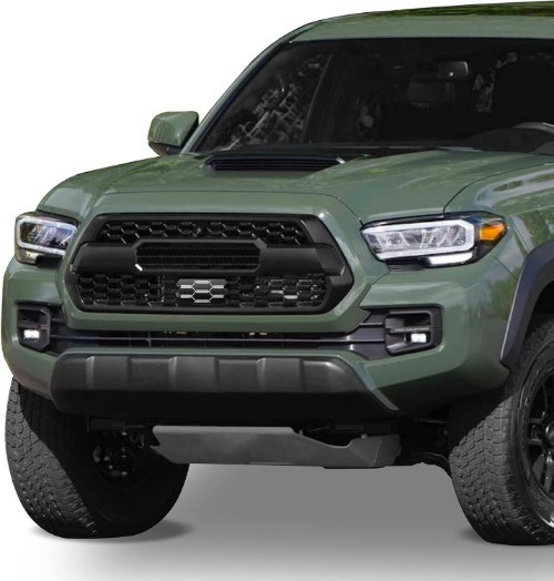Front Grille Garnish Radar Sensor Cover Replacement Compatible with Grille 2018-