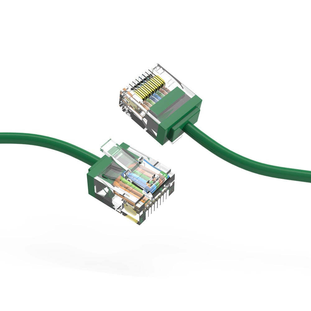 5Ft CAT6A UTP Super-Slim Ethernet Network Cable 32AWG Green