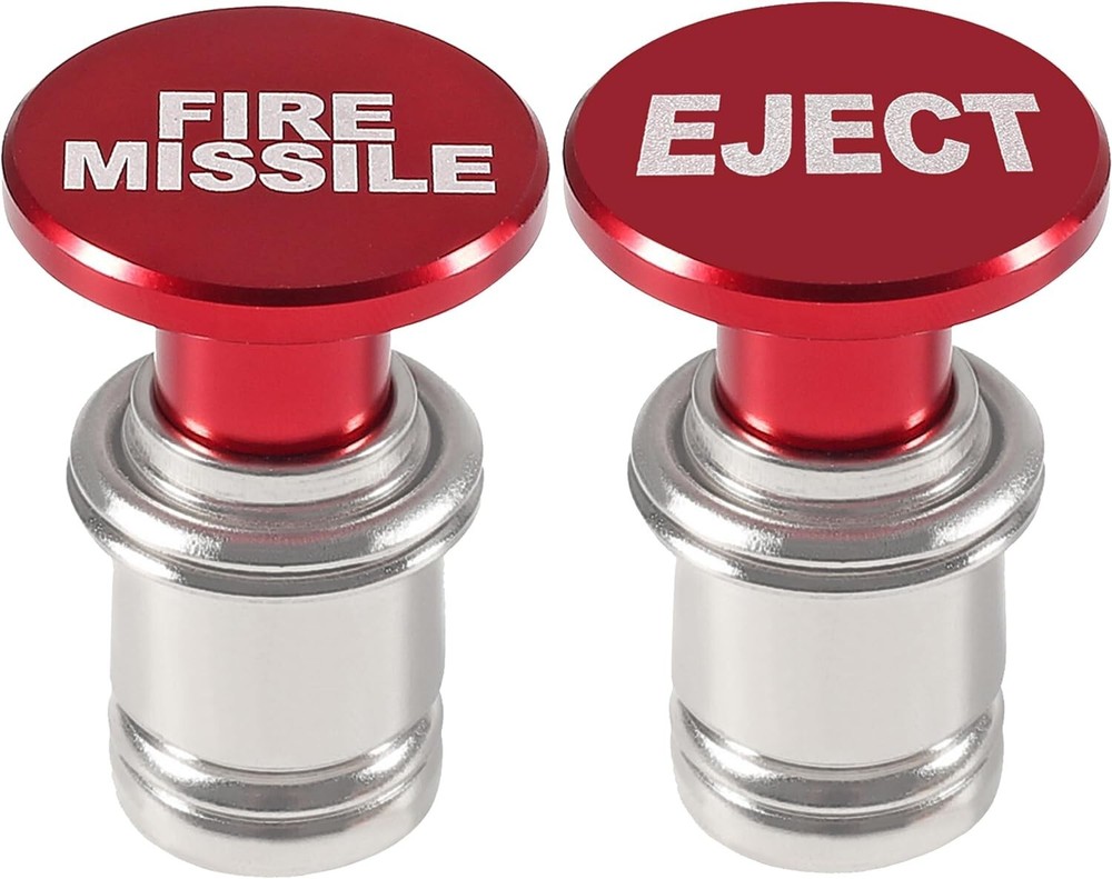 Fire Missile & Eject Button Car Cigarette Lighter 12V Lighter Plug Auto Repla...