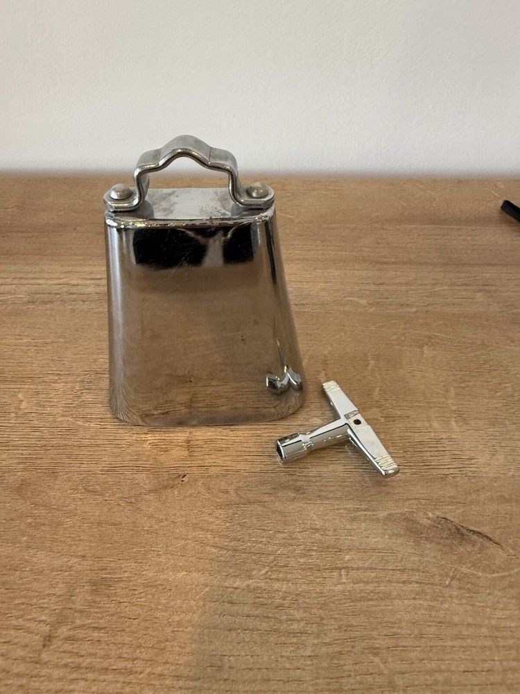 Chrome Latin Percussion Salsa Handheld Cowbell 4in