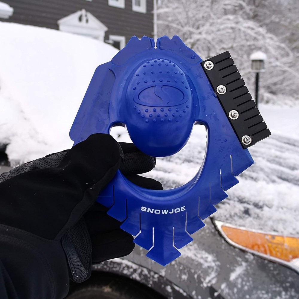 Compact SJEG-DZ Ice Dozer Windshield Scraper Tool - Tough on Ice, Safe on Glass