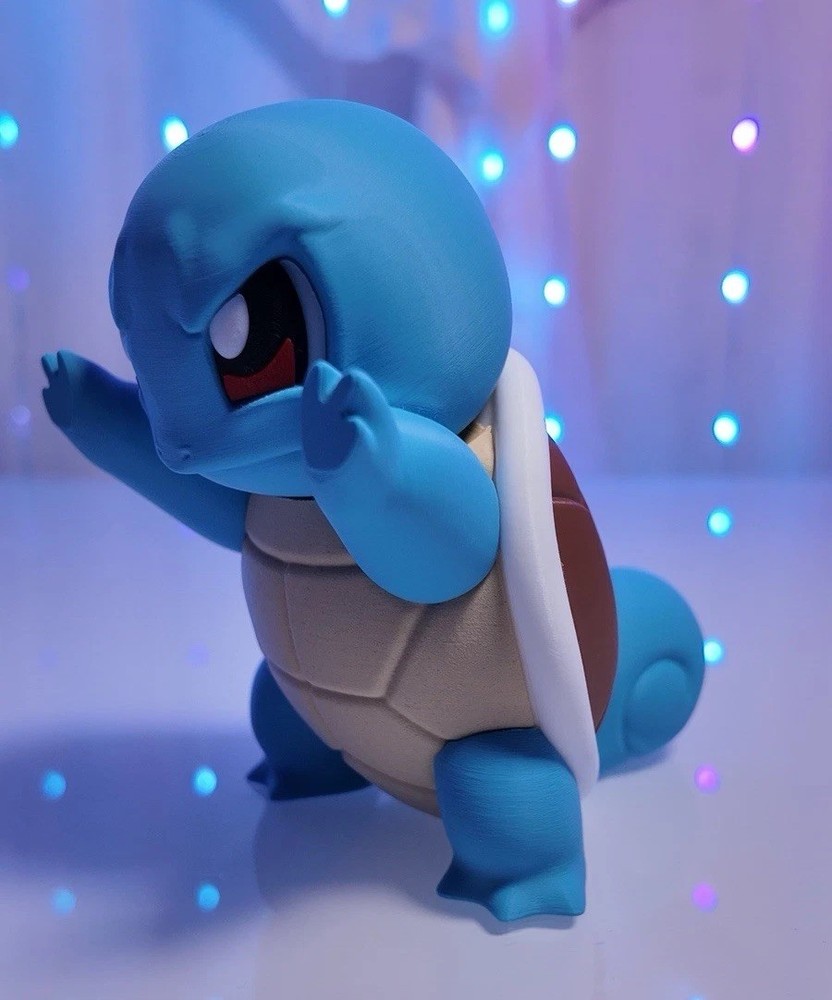 ** SMALL ** Window Pokemon Squirtle 3D Print