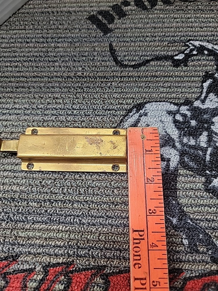Vintage Brass Slide Lock / Latch /0325