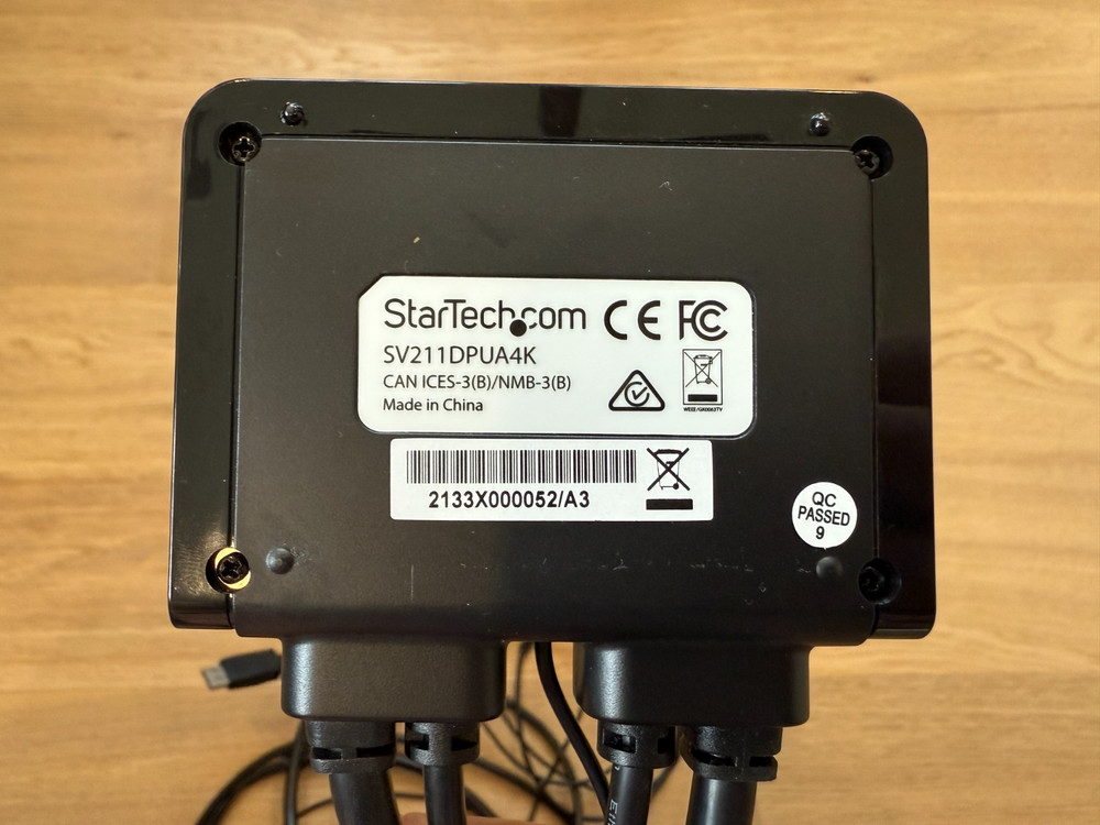 StarTech.com 2 Port DisplayPort KVM Switch - 4K 60Hz - UHD DP USB KVM Switch