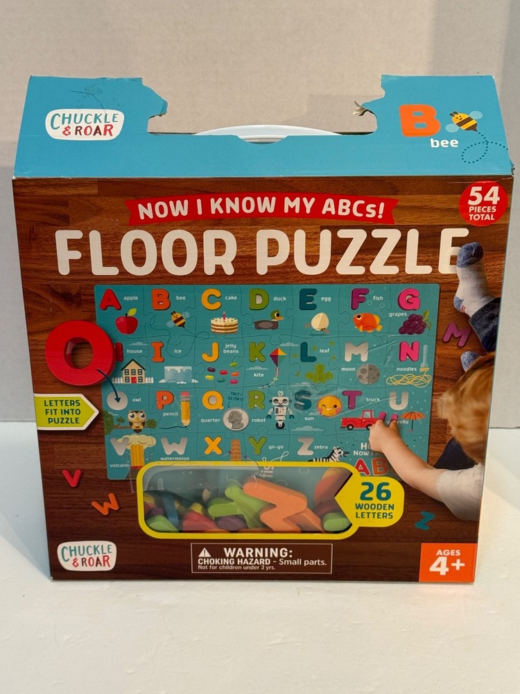 Chuckle & Roar Floor Puzzle now I know my ABCs!