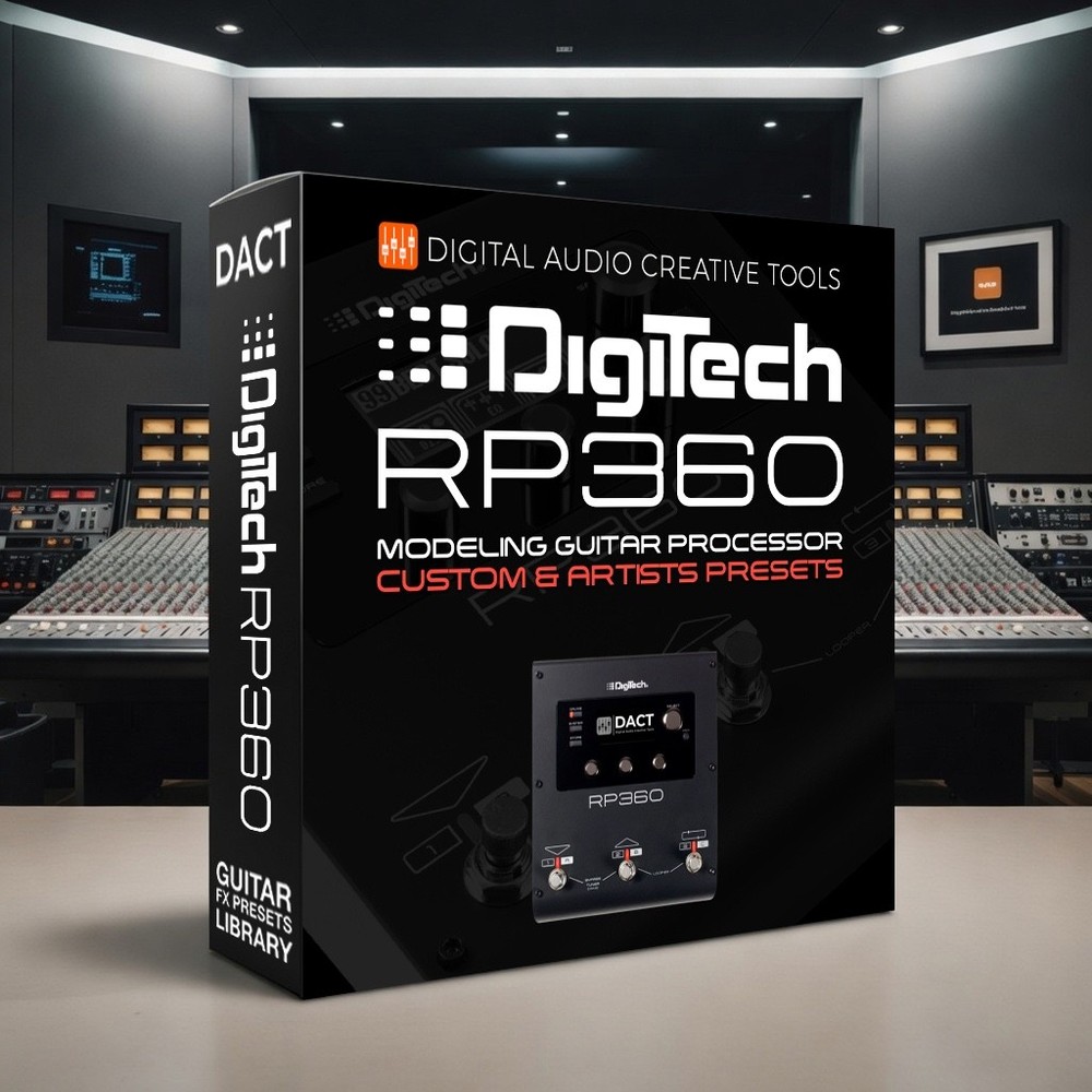 Digitech RP360 Guitar Multi-FX Presets Library