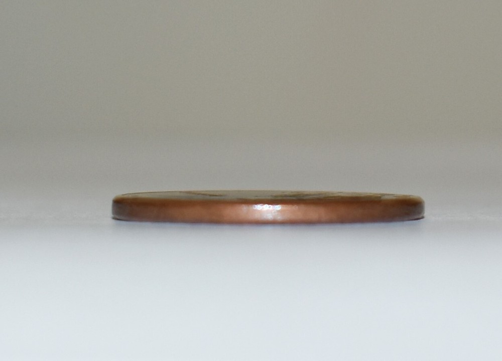 1993 Lincoln Penny No Mint Mark Strike Through AM Error Multi Errored