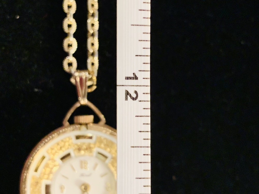 Ferel Gold Pocket Necklace Watch
