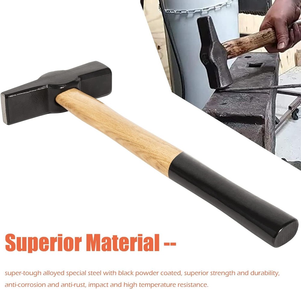 BLACKSMITH HAMMER & FORGE TOOLS KIT - STARTER BEGINNER MAKING KNIFE KIT