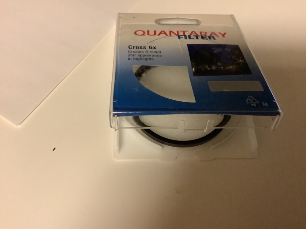 Quantaray 67mm 1B Lens Filter 6X Cross Screen