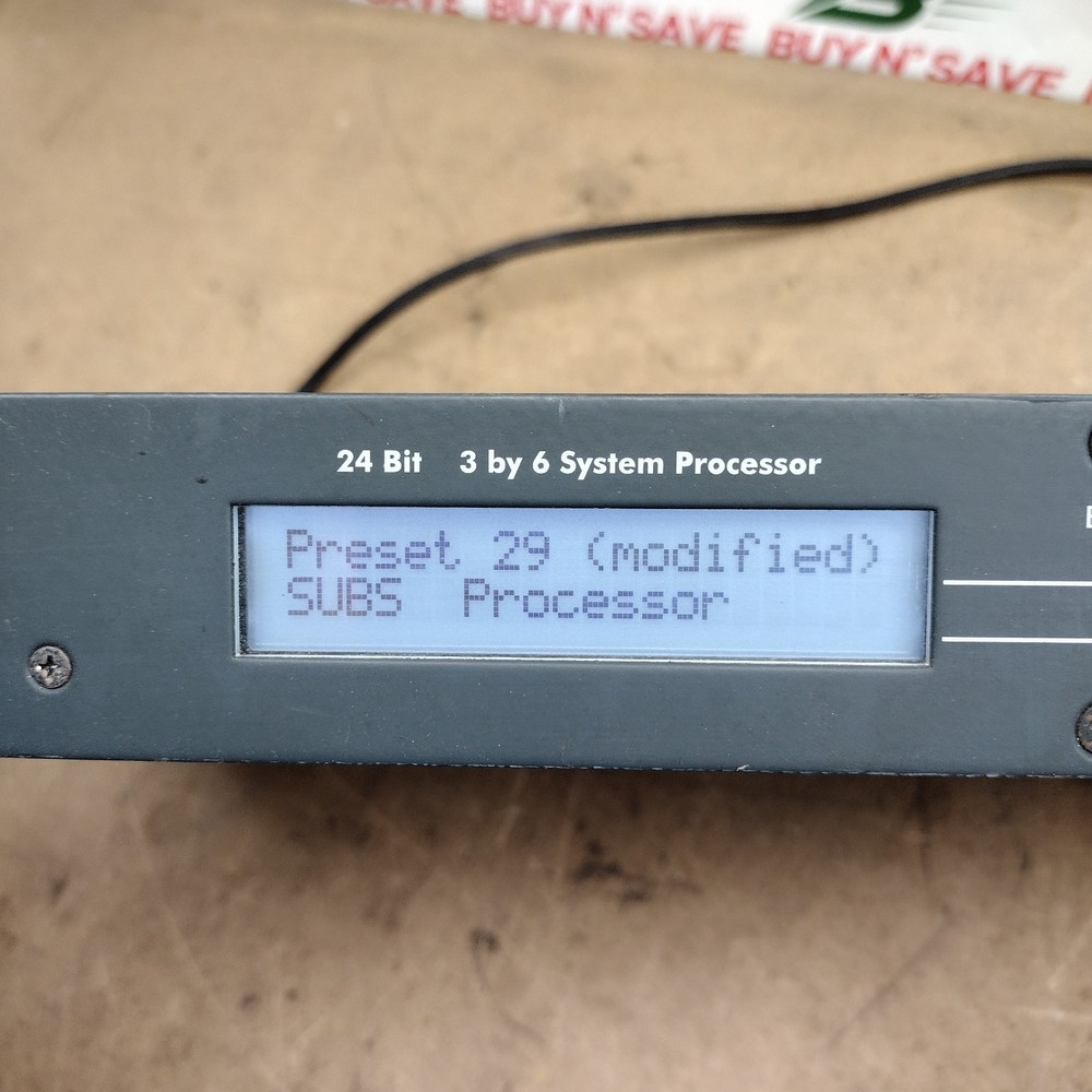 Ashly Protea 3.6SP 24Bit 3 by6 System Processor w/Power Cord - USED