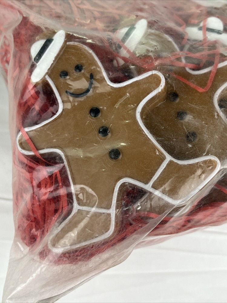2 Sets NIP Primal Lite Holiday String Lights Gingerbread Man