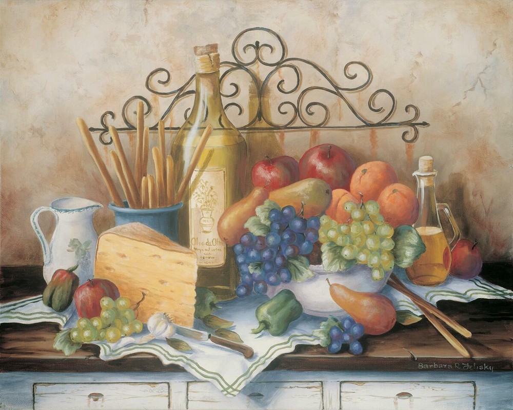 Ceramic Tile Mural Kitchen Backsplash - Wrought Iron - by Barbara Felisky