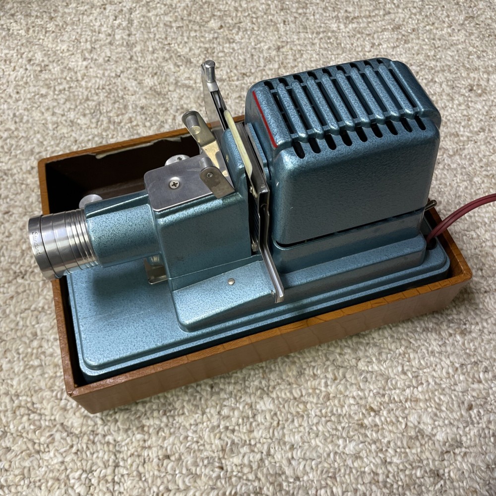 vintage standard projector Original Case Manual Working